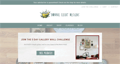 Desktop Screenshot of bonnielecatdesigns.com